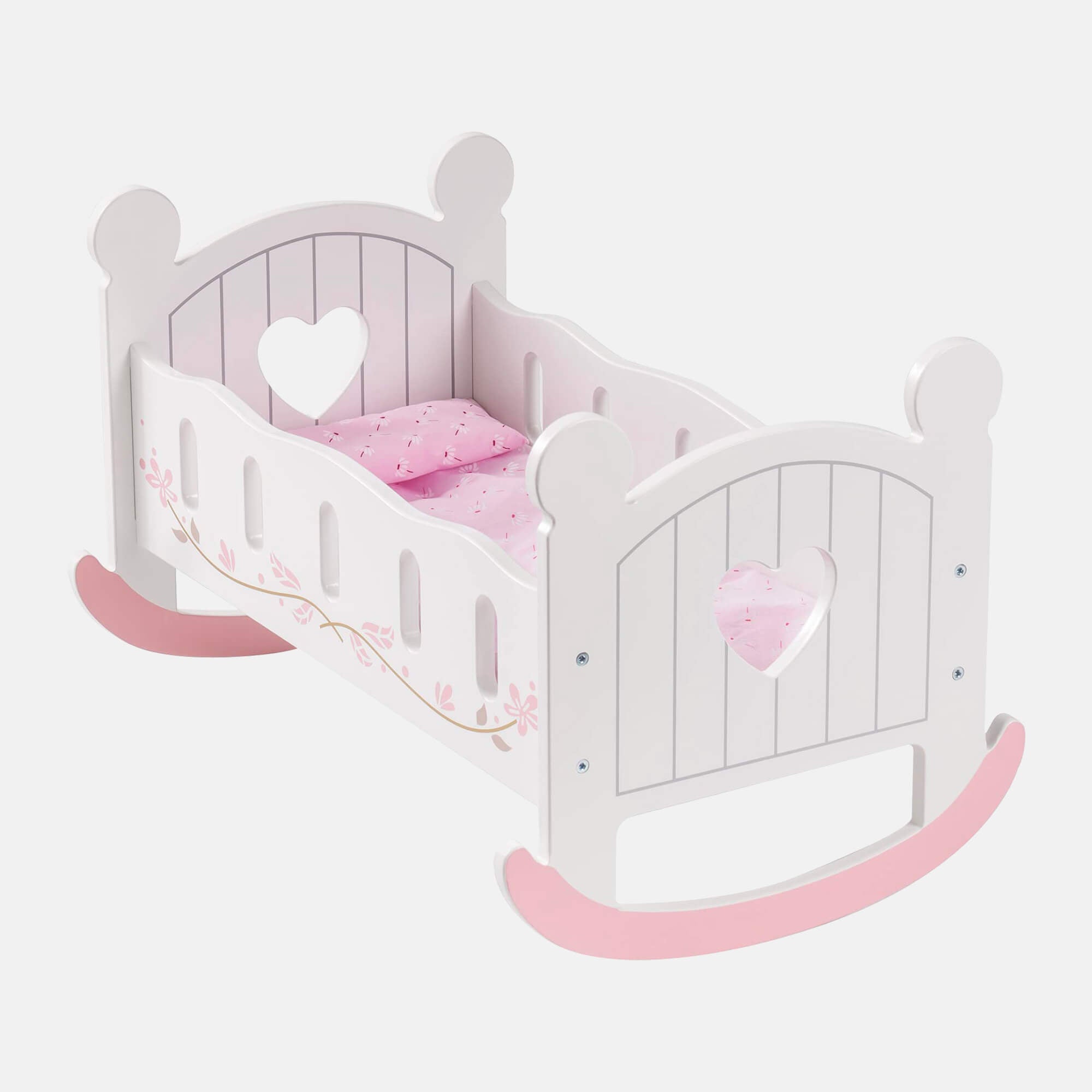 Wooden Doll Crib