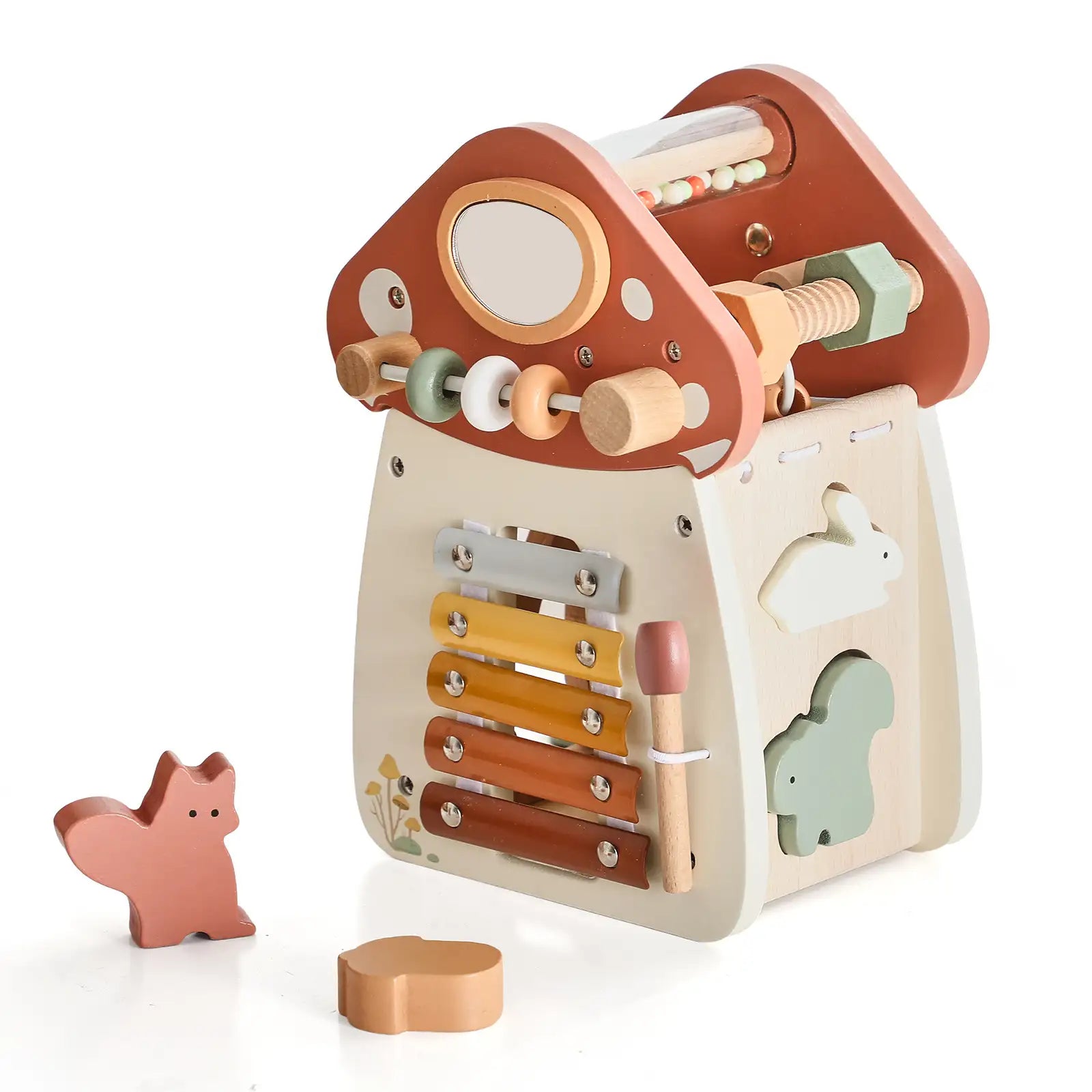 Montessori Wooden Tool Set for Toddlers