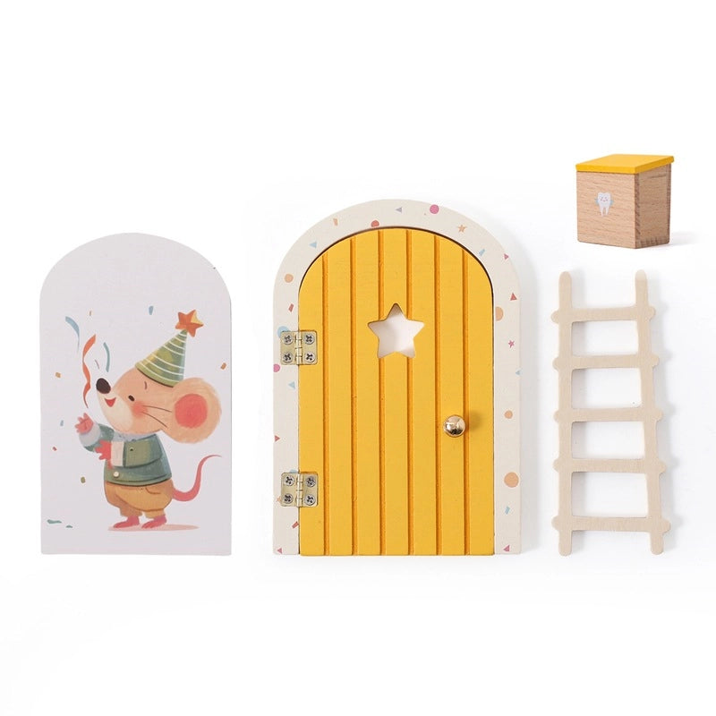 Porte de fée en bois