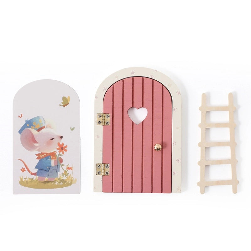 Porte de fée en bois