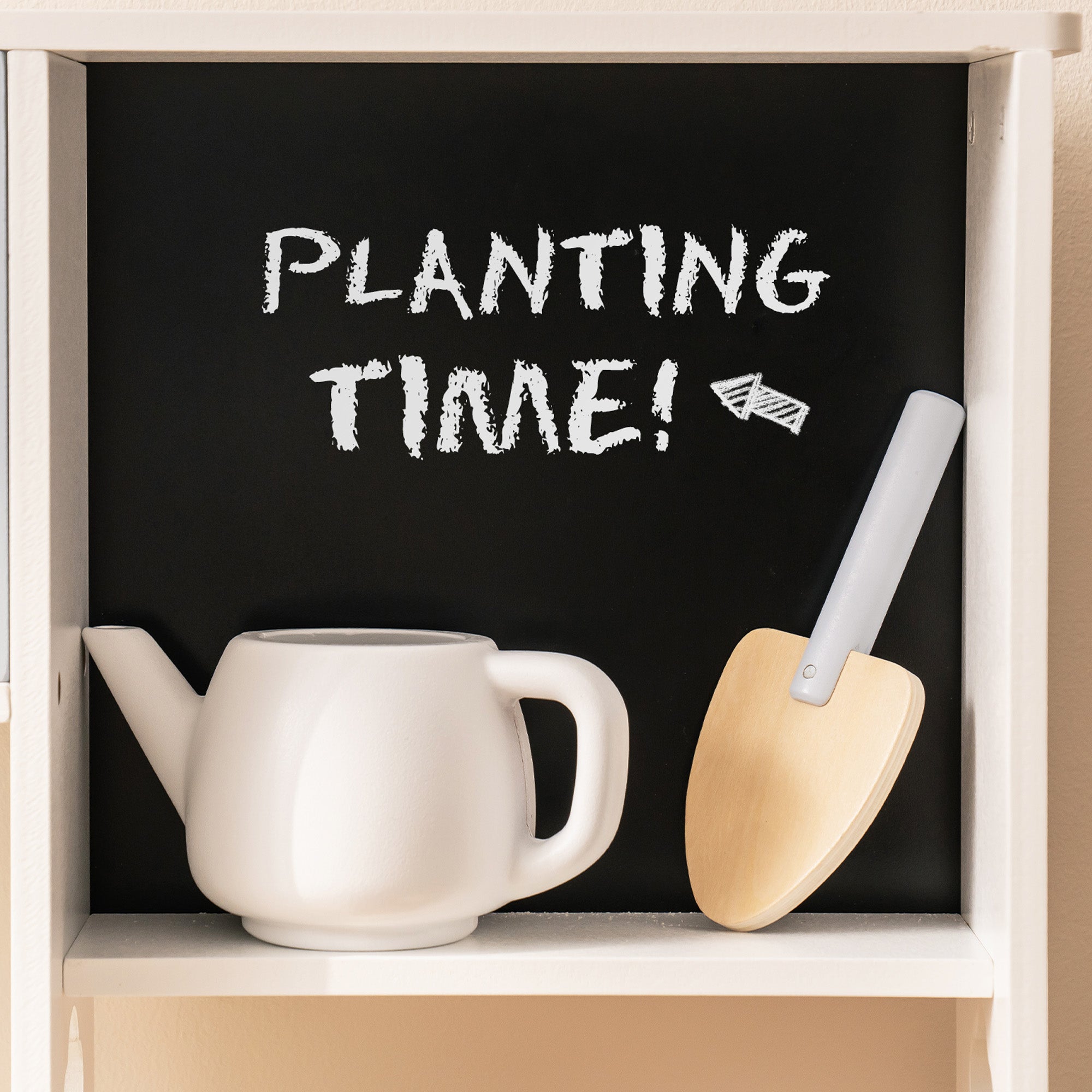 Cuisine en bois pour enfants avec fruits à découper