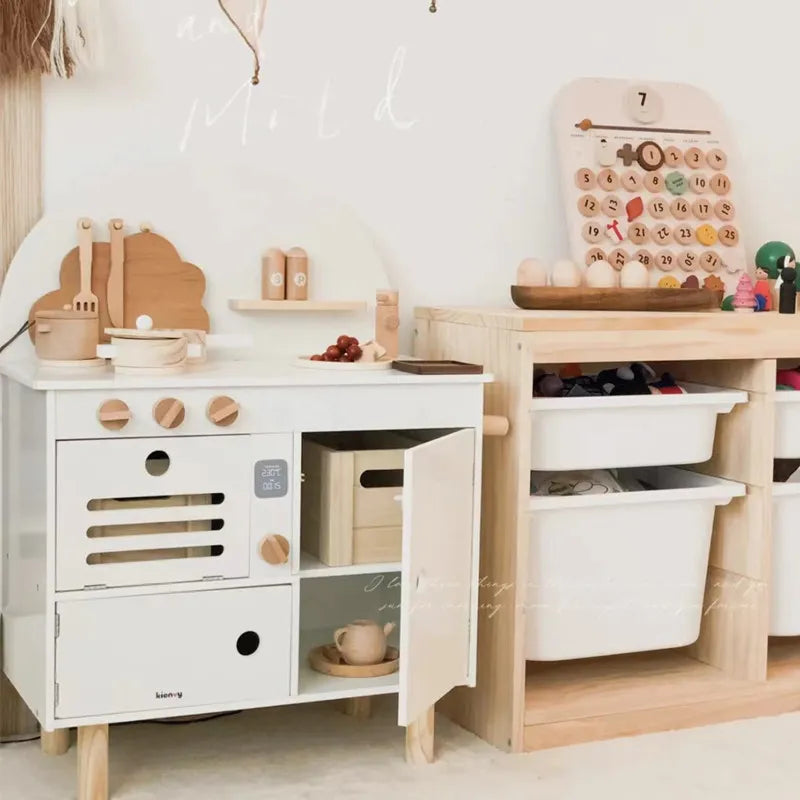 Wooden Kids Kitchen Playset
