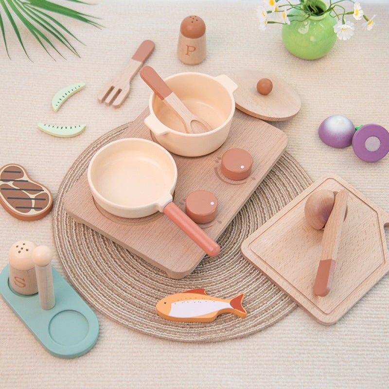 Wooden Kitchen Set