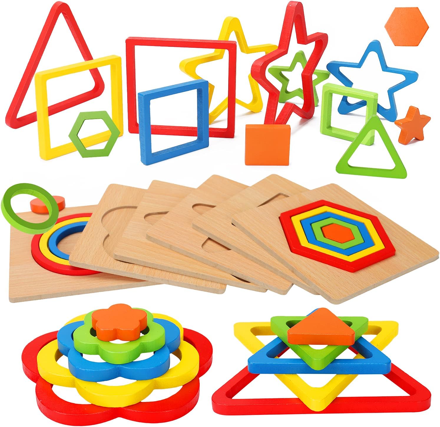 Wooden Shape Sorting Puzzle