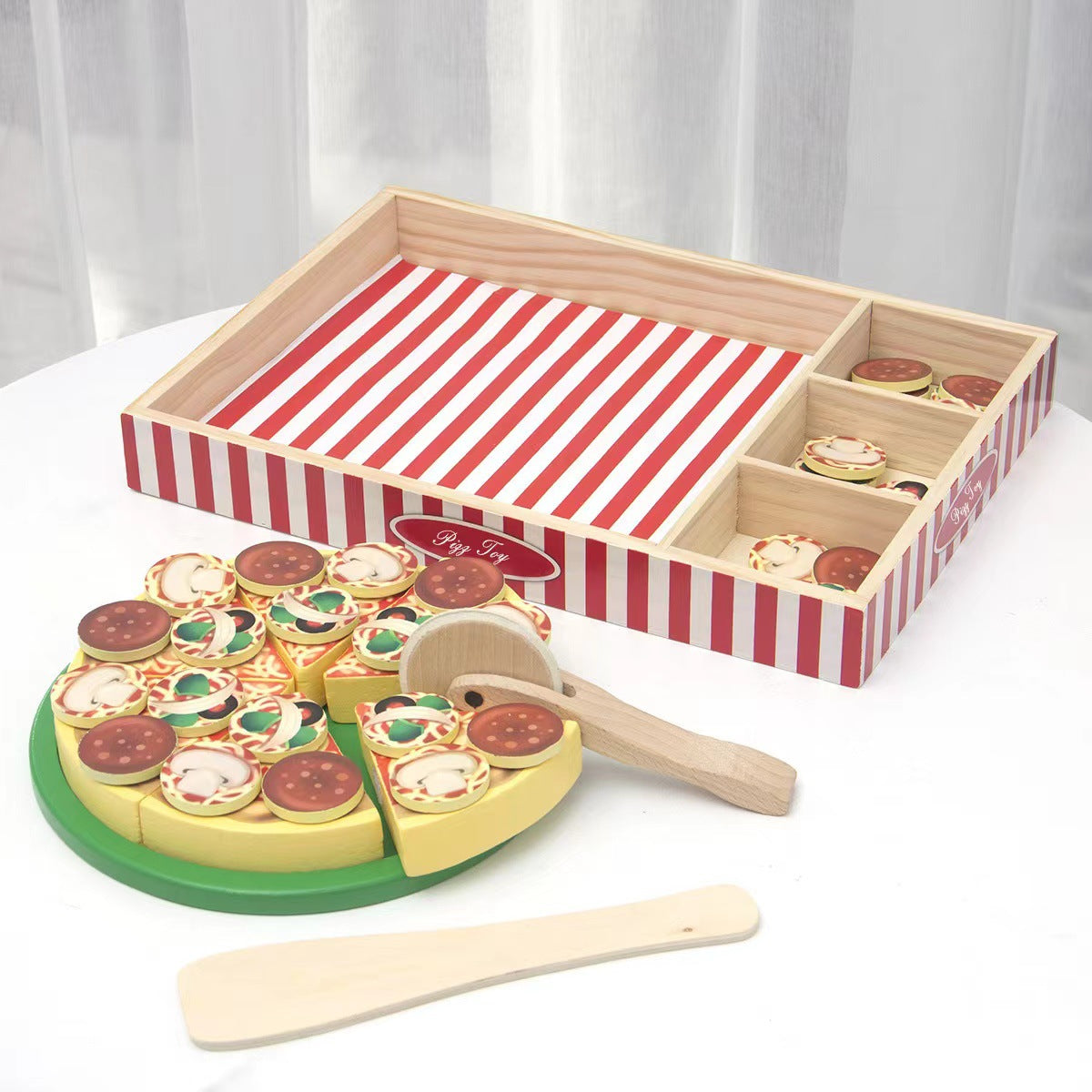Wooden Pizza Toy