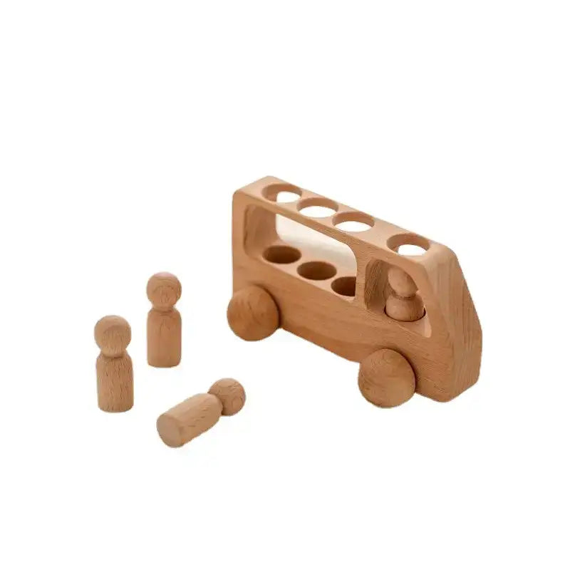 Ensemble de voitures en bois pour tout-petits
