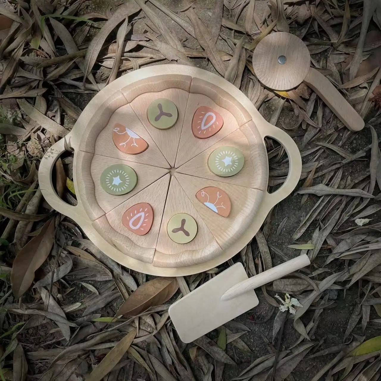 Wooden Pretend Food Play Set