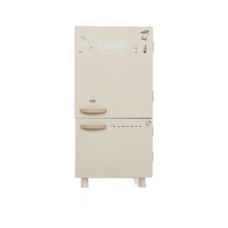 Nordic Wooden Pretend Play Kitchen Fridge Set - Lunamoa