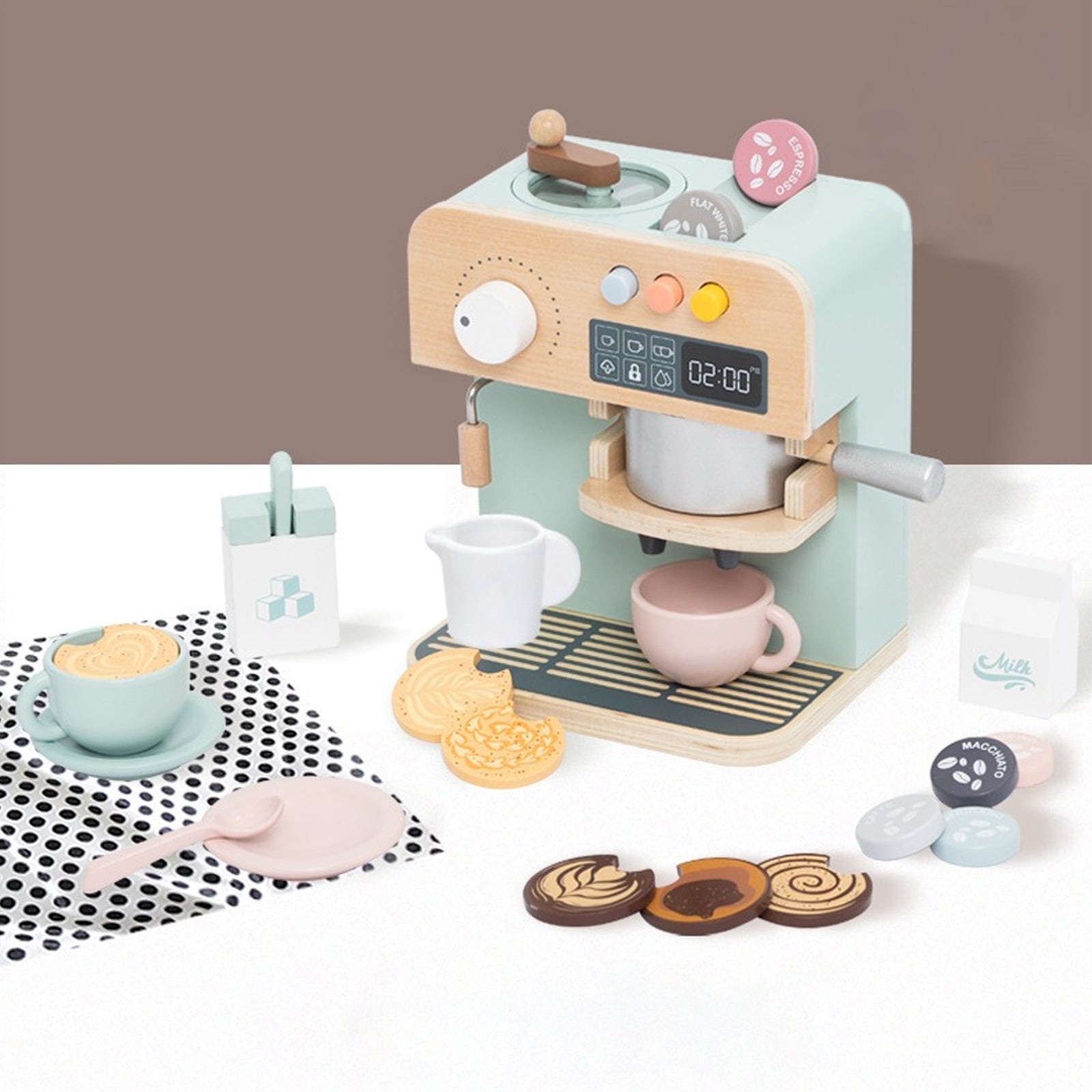 Wooden Coffee Maker Toy