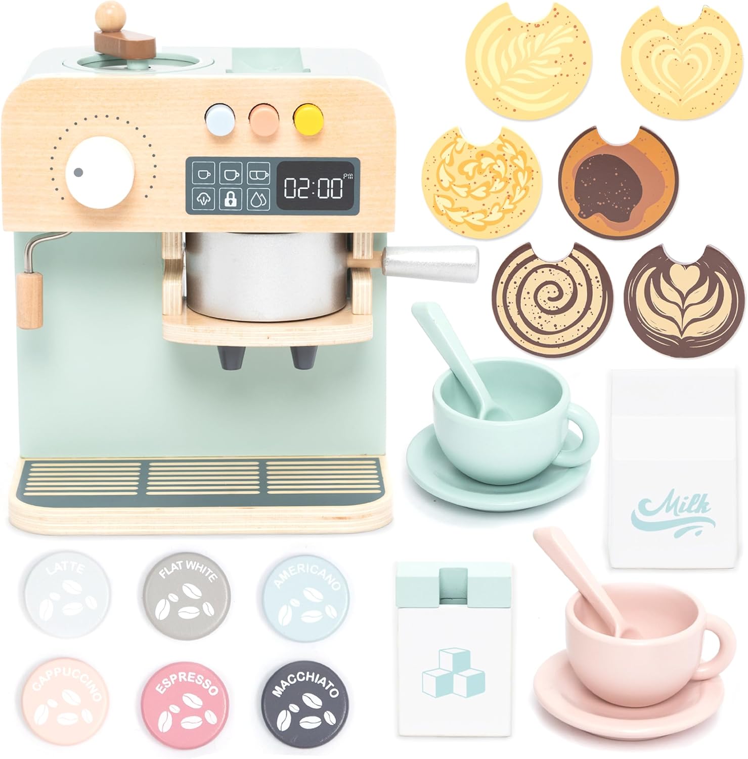 Wooden Coffee Maker Toy