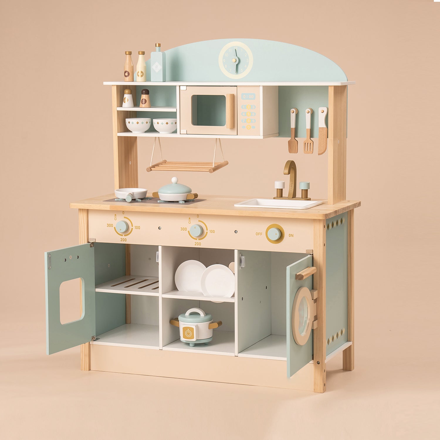 Ensemble de cuisine en bois pour enfants