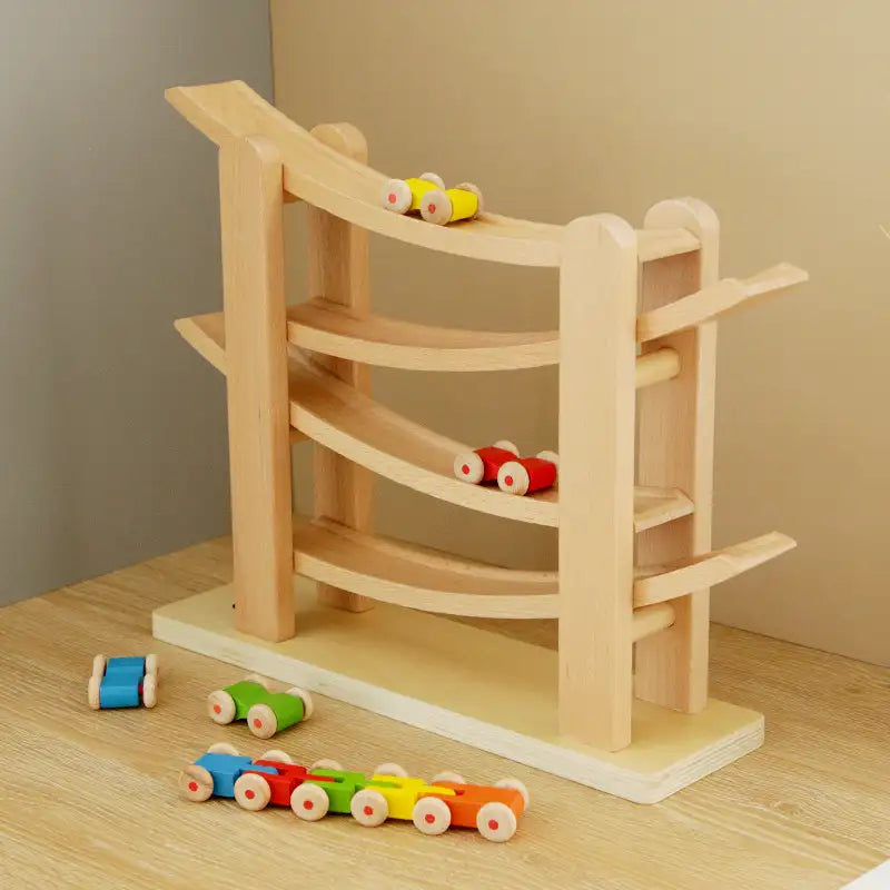 Wooden Track Building Blocks